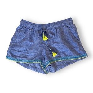 Vineyard Vines Pull on Embroidered Linen Shorts